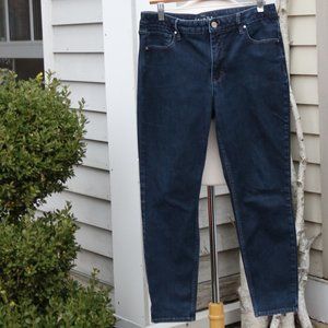 WHBM Petite The Skinny Ankle Stretch Cotton Blend Jeans Sz 12P